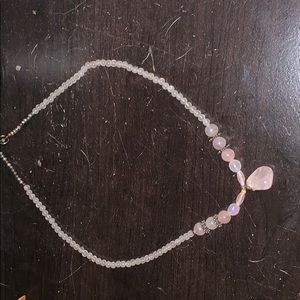 Gem/crystal necklace